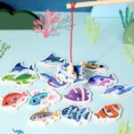 Montessori Wooden Magnetic Fishing Toys