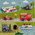Wooden Vehicle Puzzle