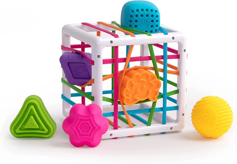 Rainbow Shape Sorter Cube