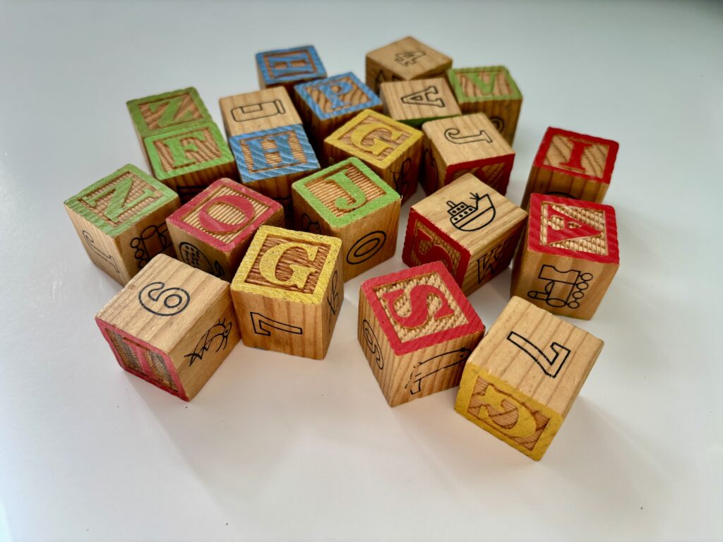 Letter blocks