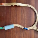 Wooden train tracks
