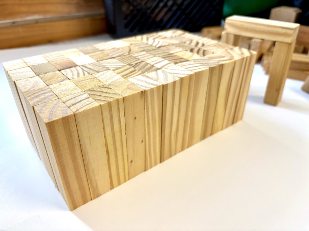 Wooden blocks