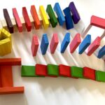 Wooden dominoes