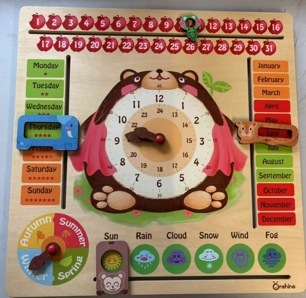 Onshine Little Bear Time Recognition